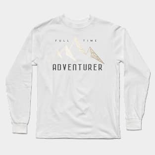 Full Time Adventurer - Golden Mountains Long Sleeve T-Shirt